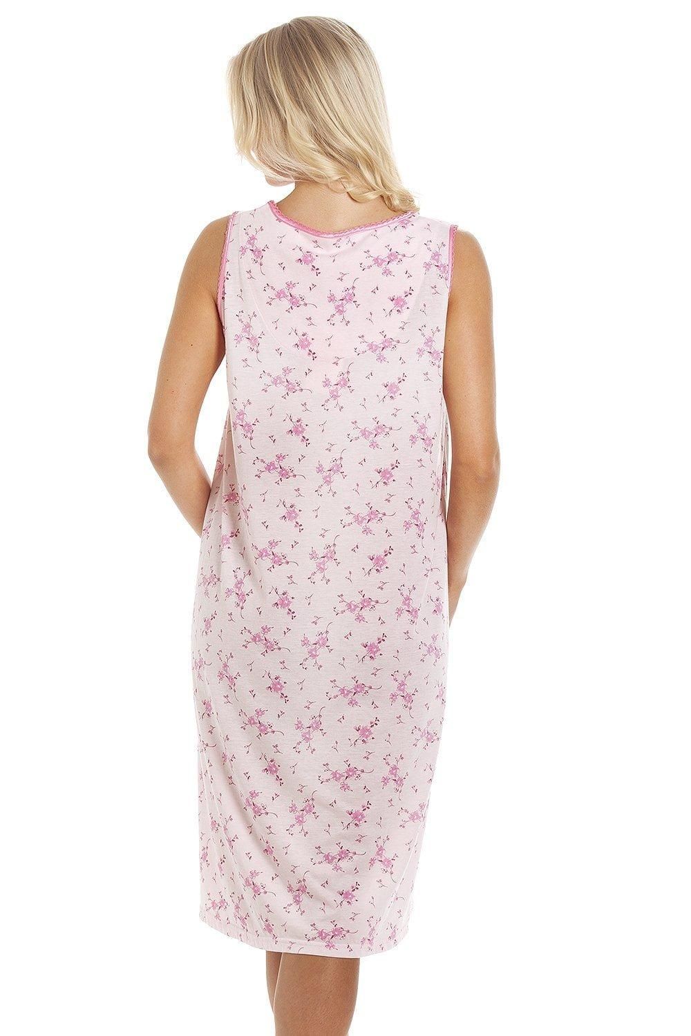 Camille Floral Lightweight Sleeveless Summer Nightdress