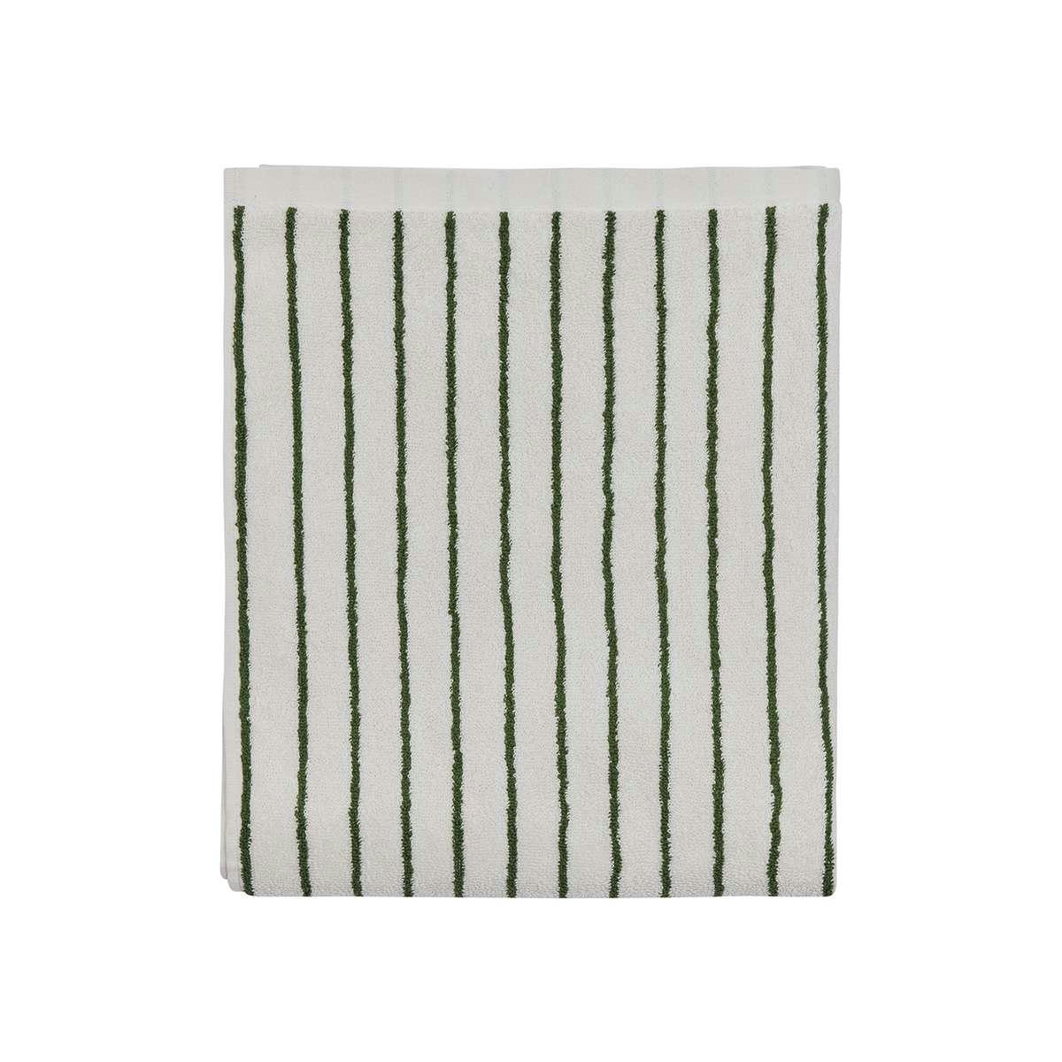 RAITA - Serviette de bain blanc en coton organique H140x70cm