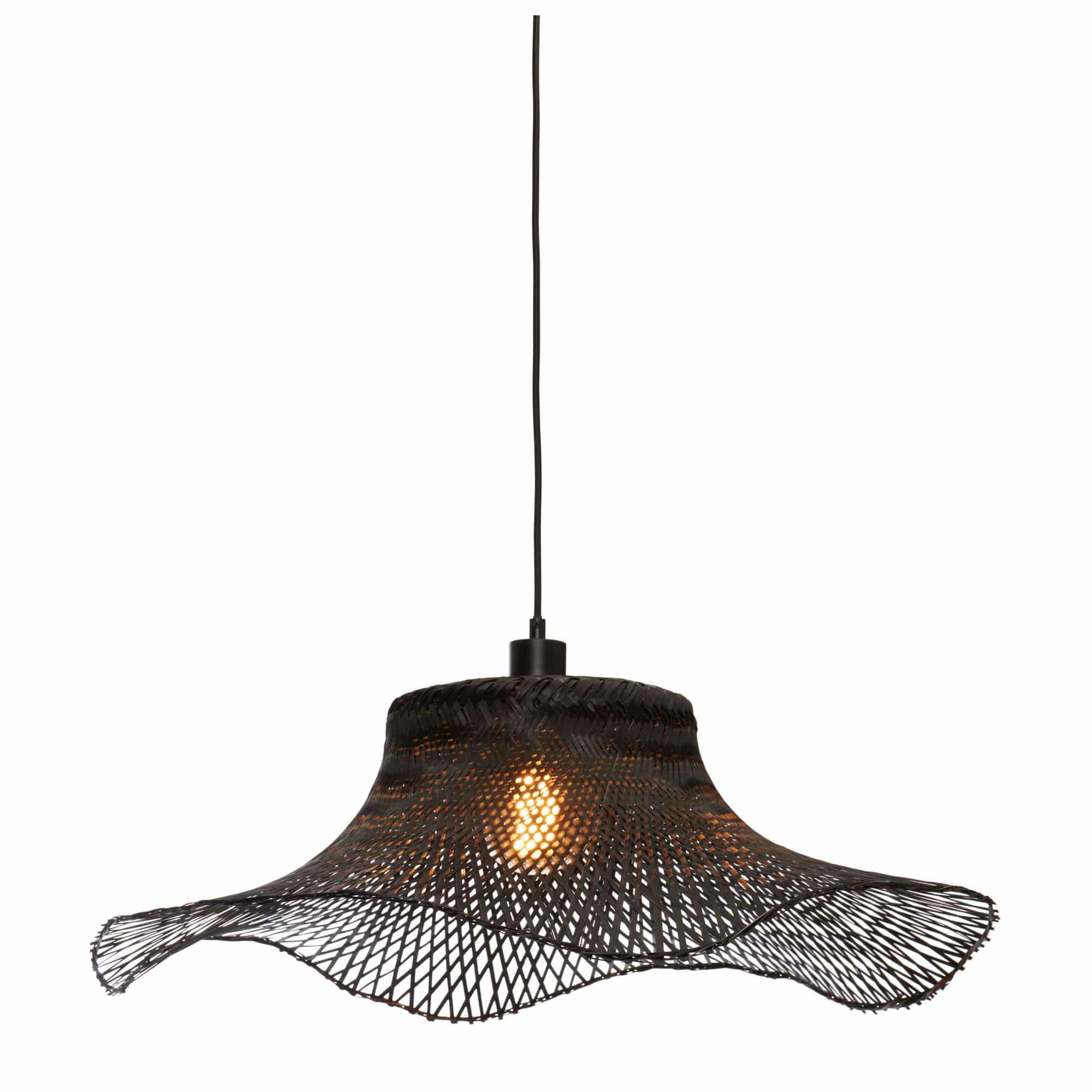 GOOD&MOJO hanglamp Ibiza - bruin - Ø65cm