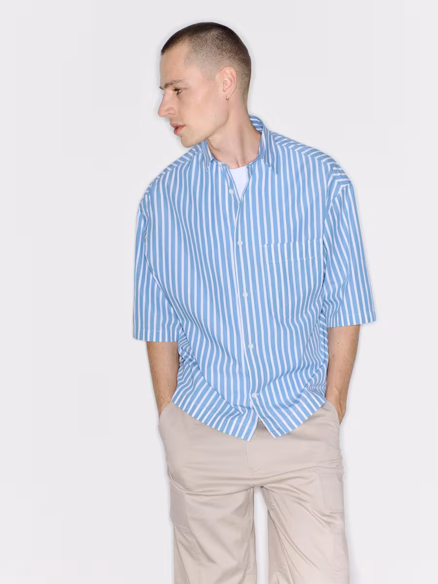 Boxy Fit Short Sleeve Shirt