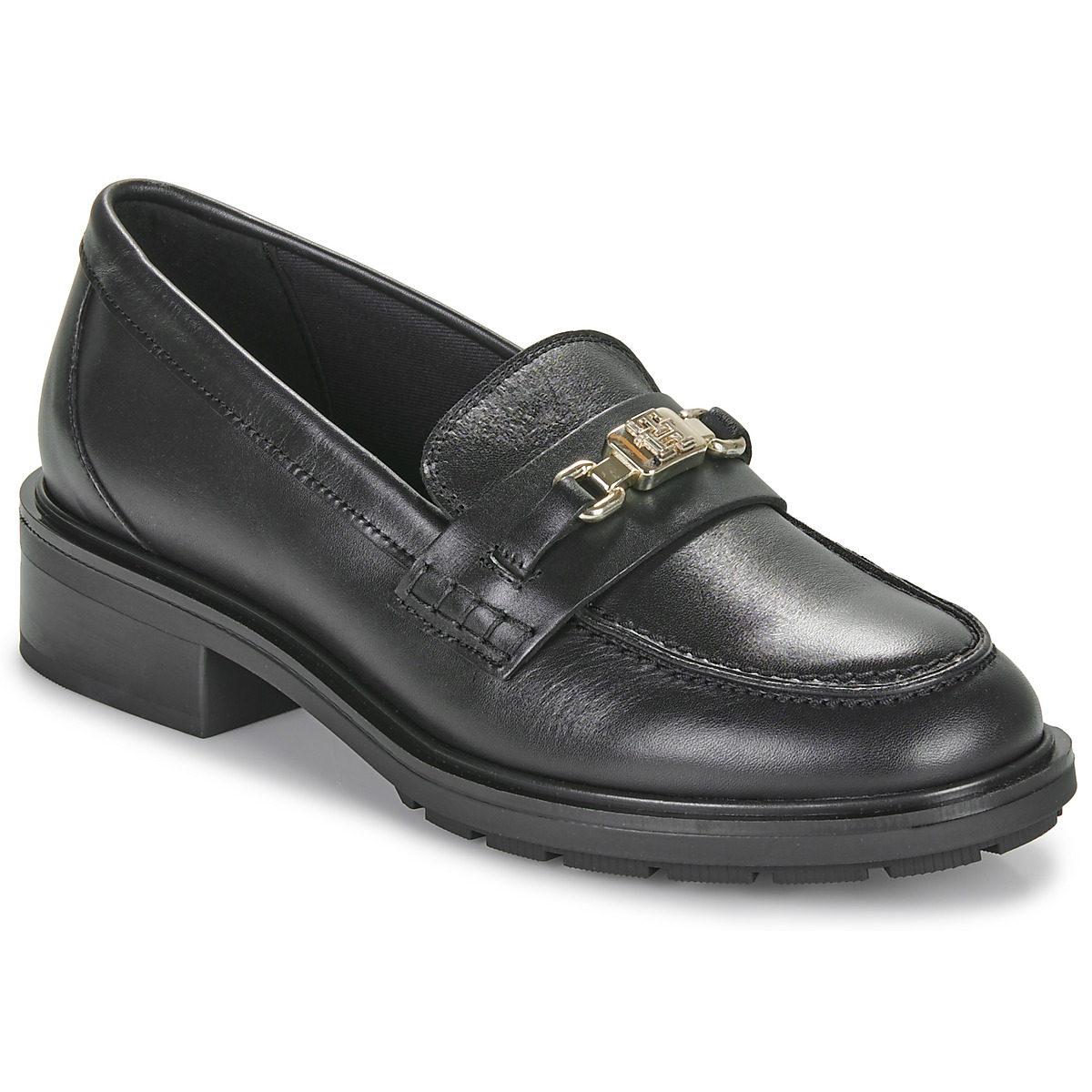 Tommy Hilfiger - TH HARDWARE LOAFER - Black