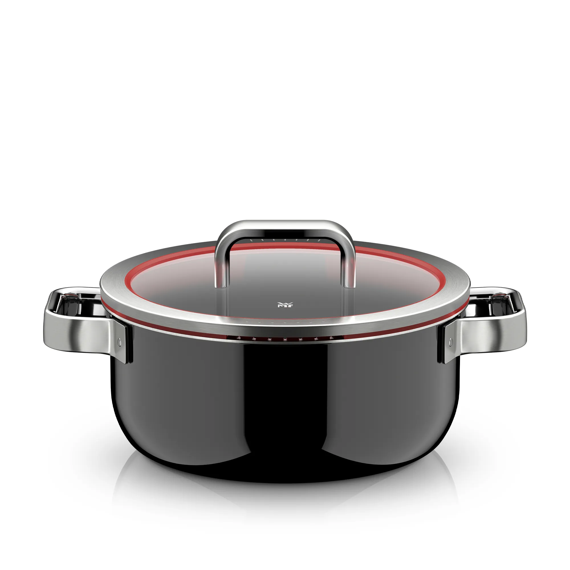 Fusiontec Function Pro, Braising Pan With Lid, 24 cm, Black