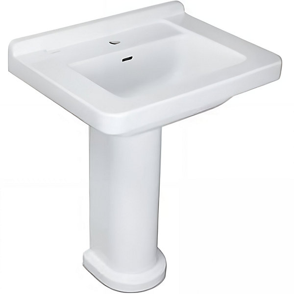 Lavabo 78cmcéramique traditionnelle SANINDUSA Vintage blanc