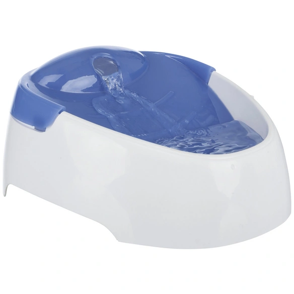 Trinkbrunnen, Kunststoff, Weiß | Blau