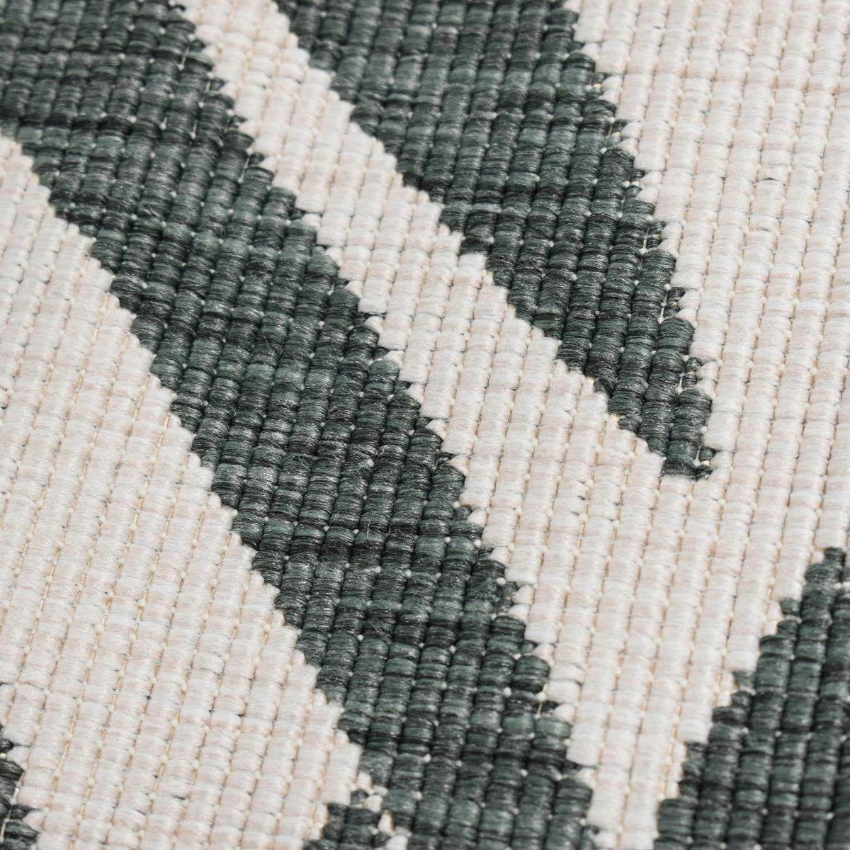 BRANVER REVERSIBLE - Tapis extérieur vert 120x170
