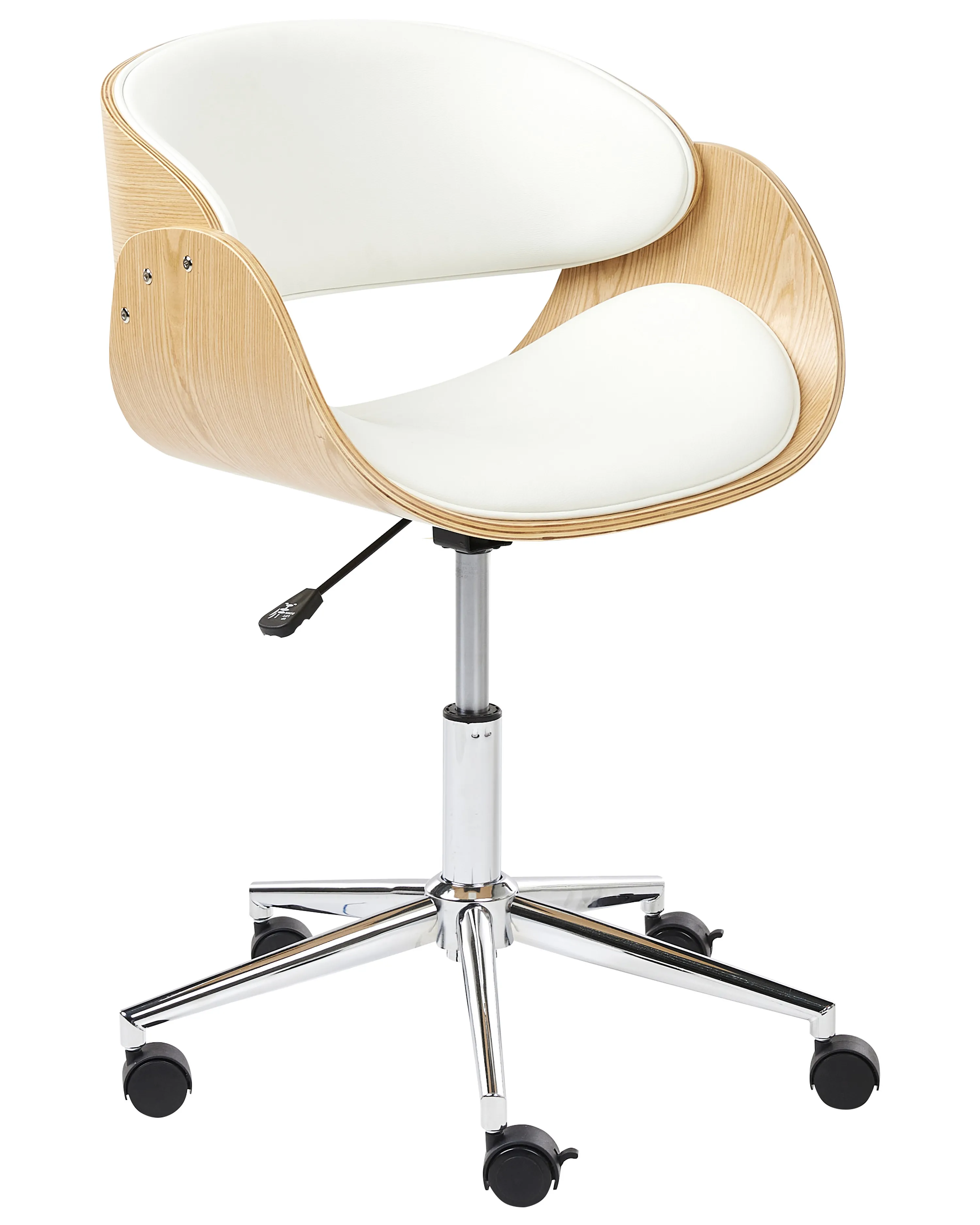 Desk Chair PALATKA Faux Leather White
