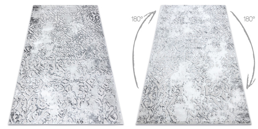 Dywan MEFE nowoczesny8724 Ornament vintage przecierany - 80x150 cm