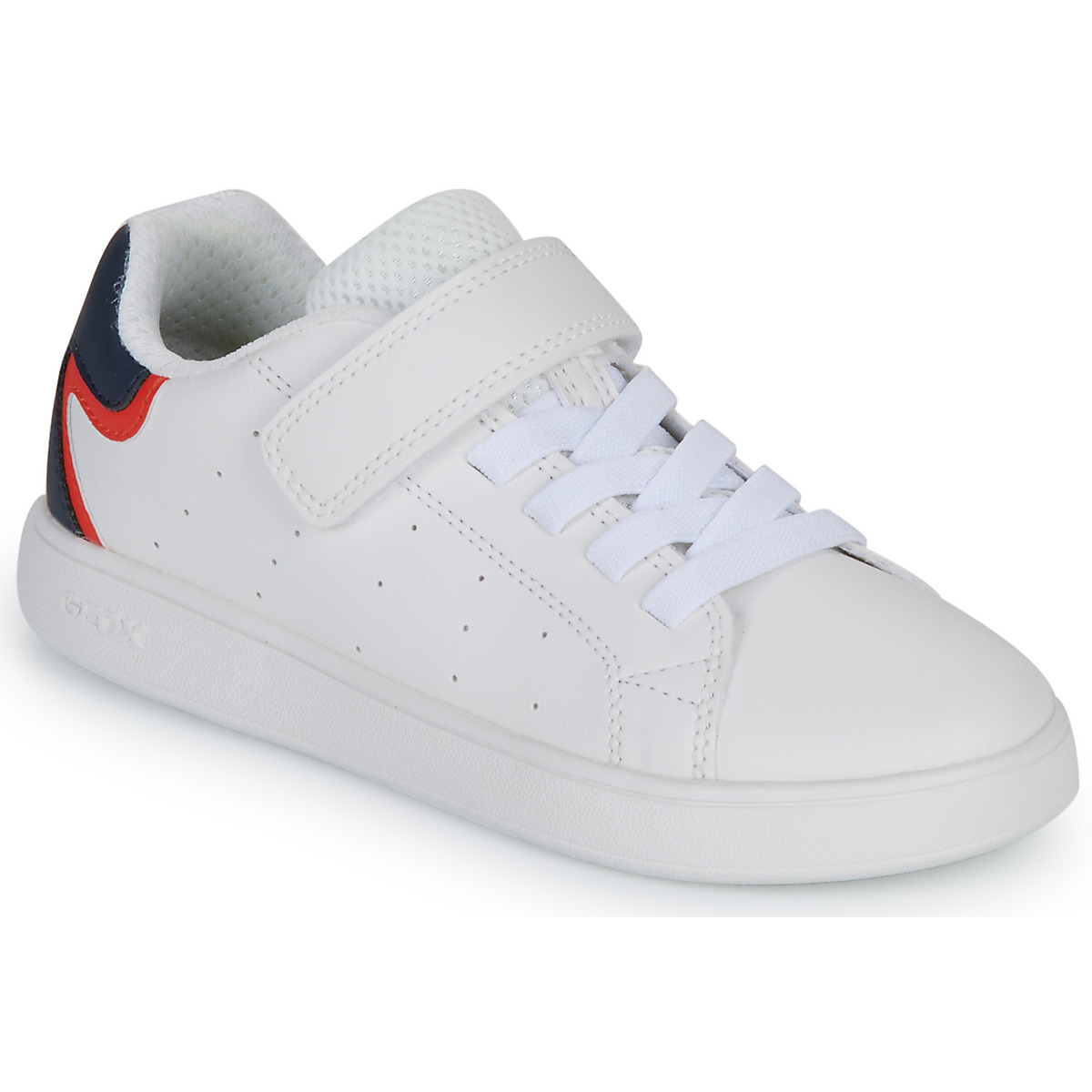 Geox - J ECLYPER BOY - White / Marine / Red