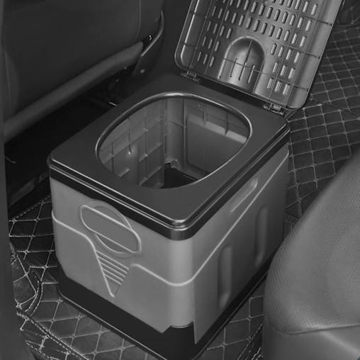 NNEOBA Portable Folding Car Toilet for Travel and Camping