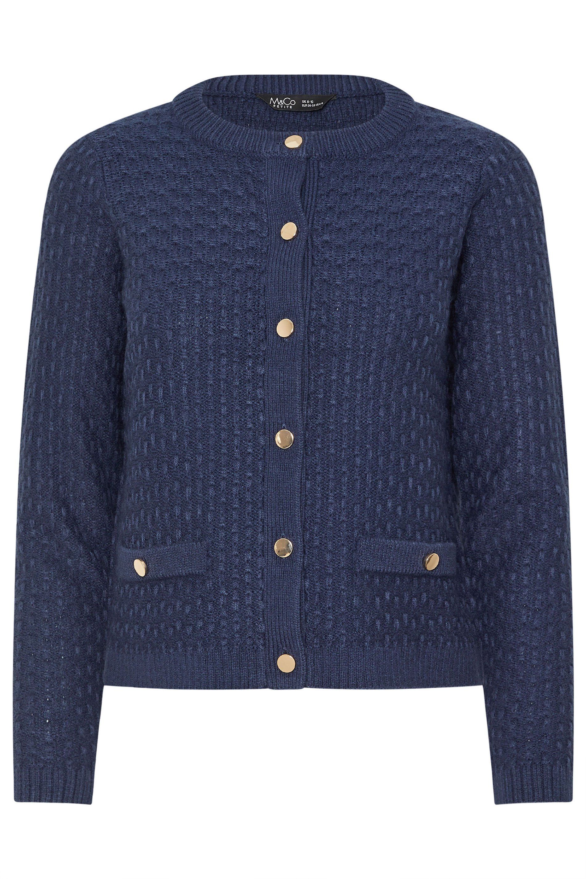 M&Co Petite Button Through Cardigan