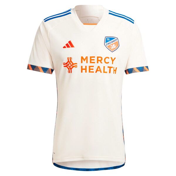 FC Cincinnati adidas 2024 The Canvas Kit Replica Custom Jersey - White