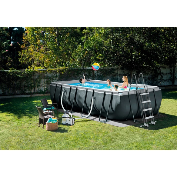 Rechteckpool »Ultra Quadra XTR«, Rechteckig, BxLxH: 274x549x132 cm, dunkelgrau