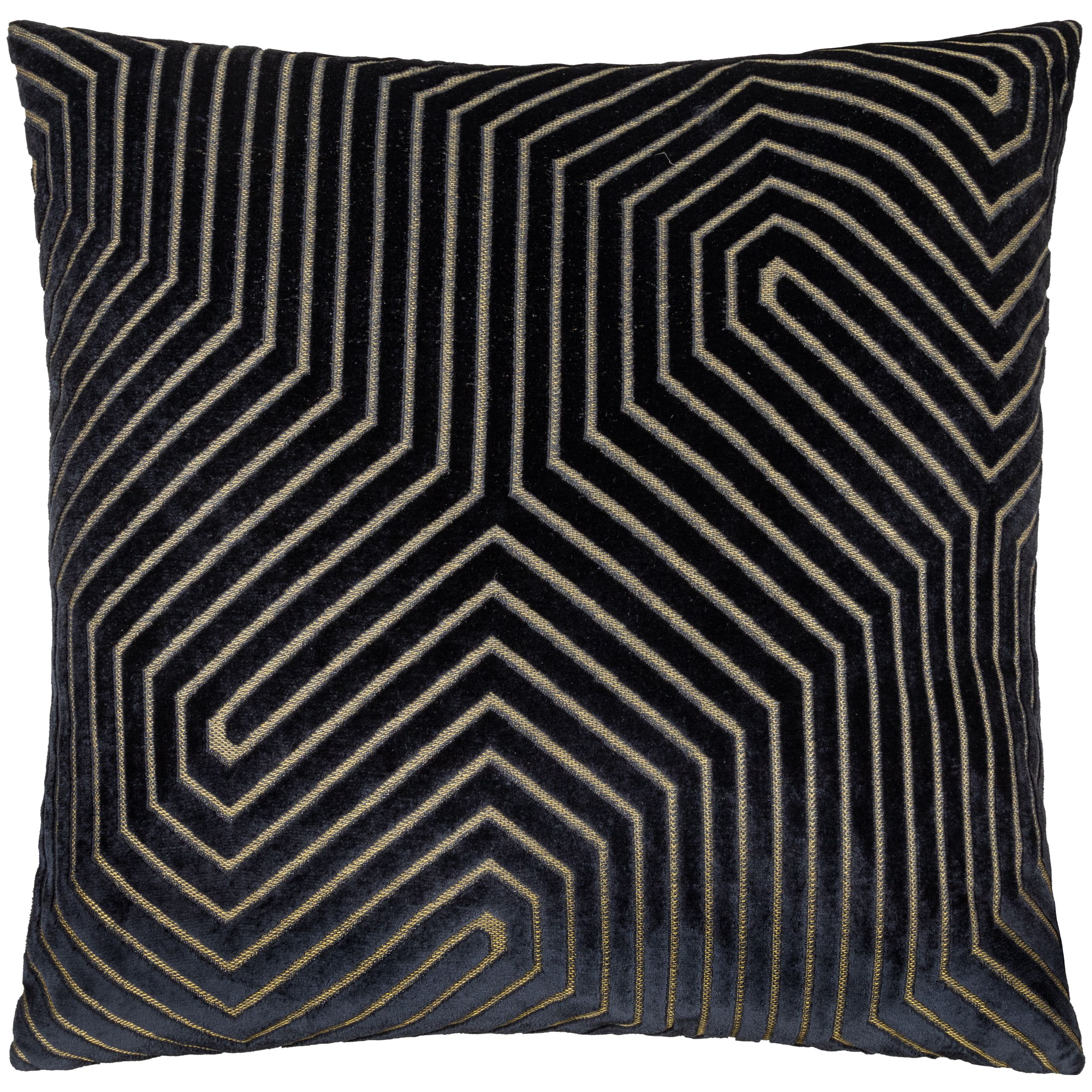 Paoletti Evoke Cut Velvet Cushion