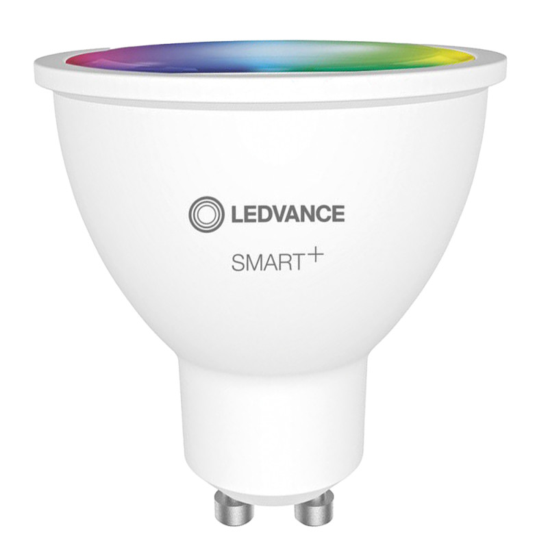 Ampoule spot connectée Smart  LED GU10 RGB 350 lm 5 W LEDVANCE