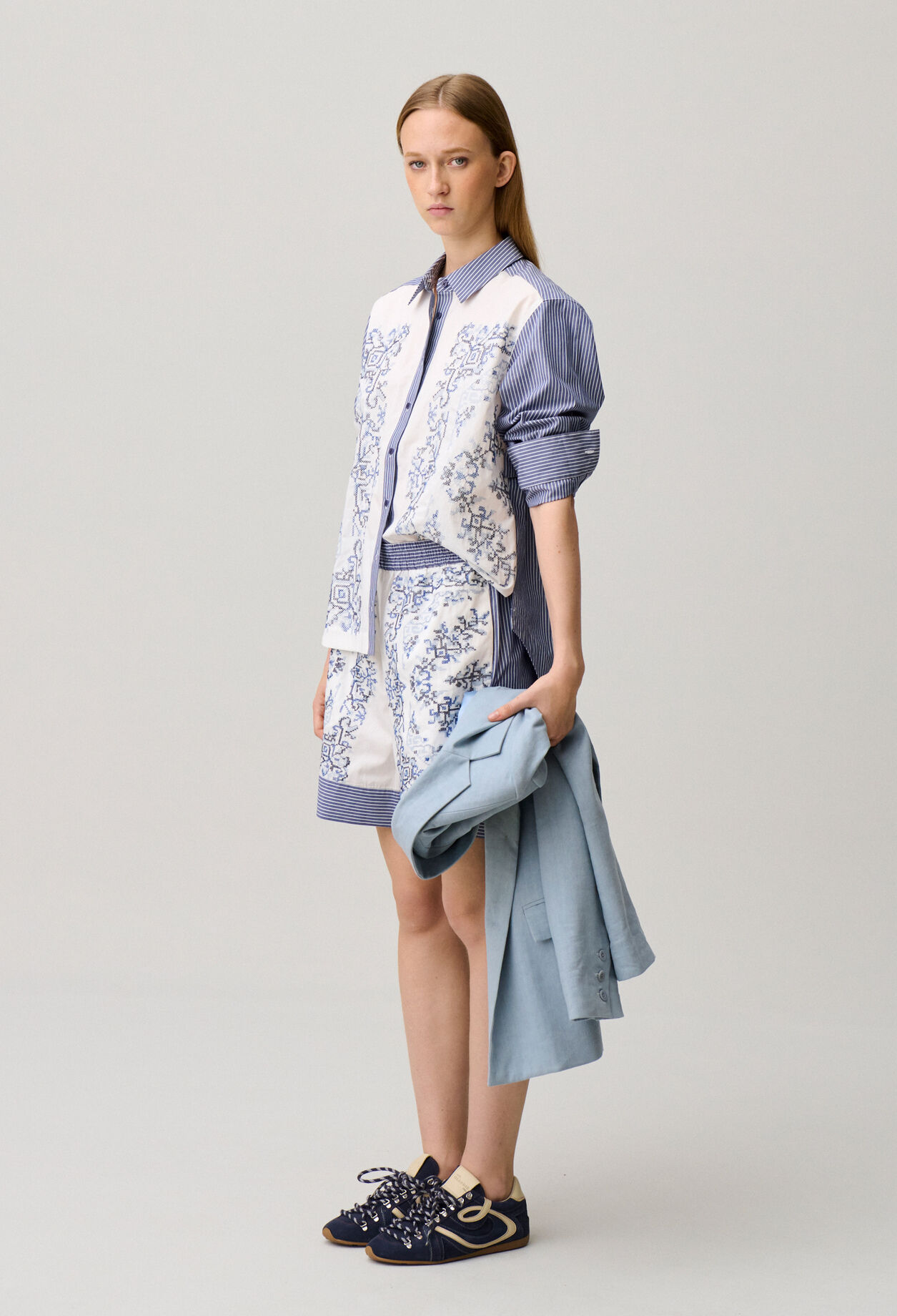 Chemise coton rayée