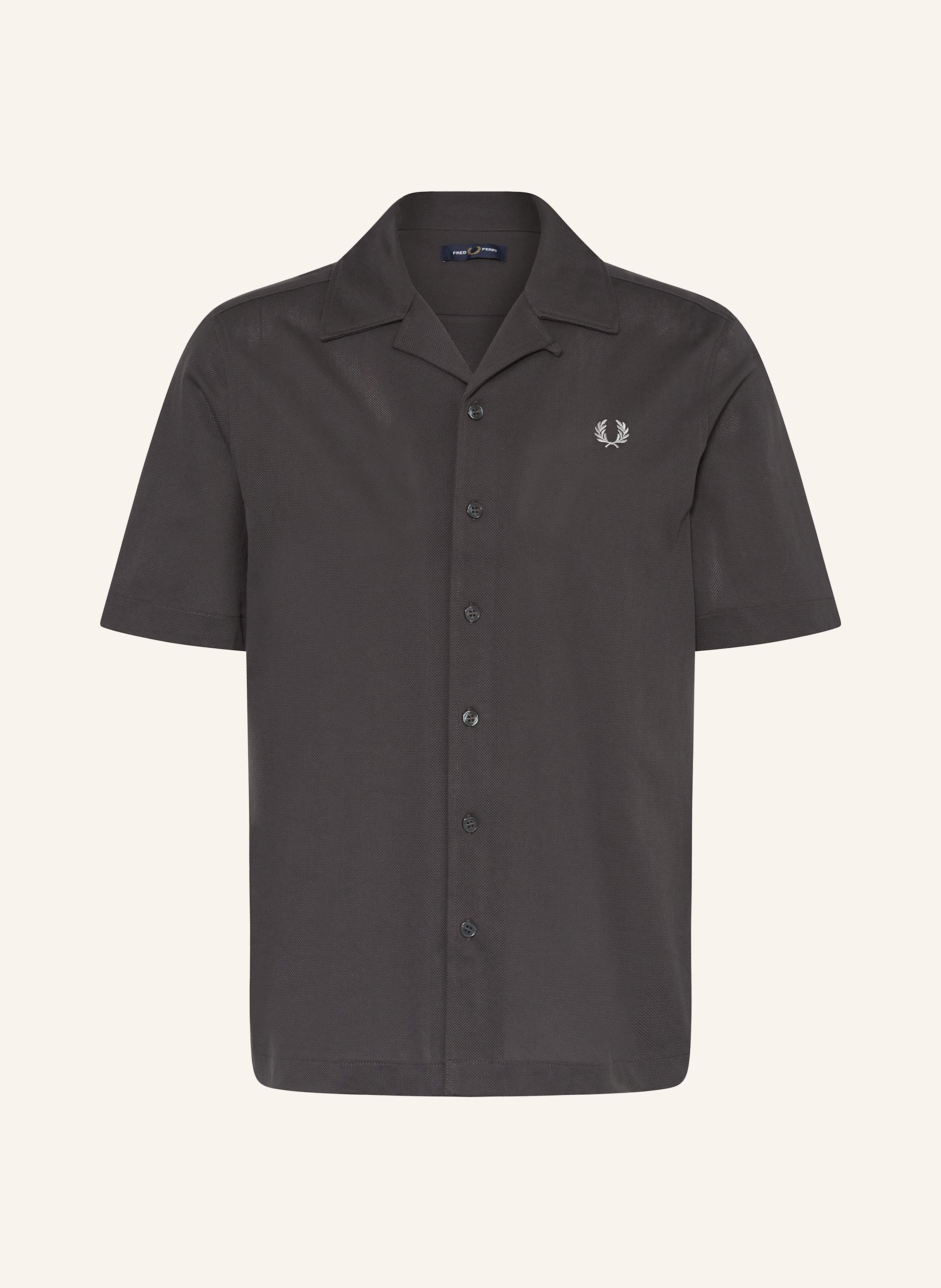 FRED PERRY Resorthemd Comfort Fit aus Piqué