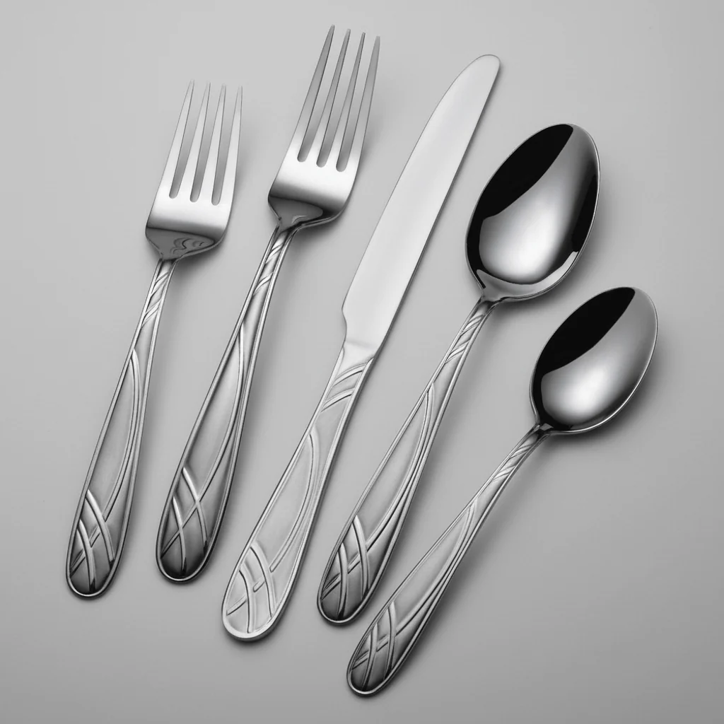 Hoopla Frost 20 Piece Flatware Set, Service for 4