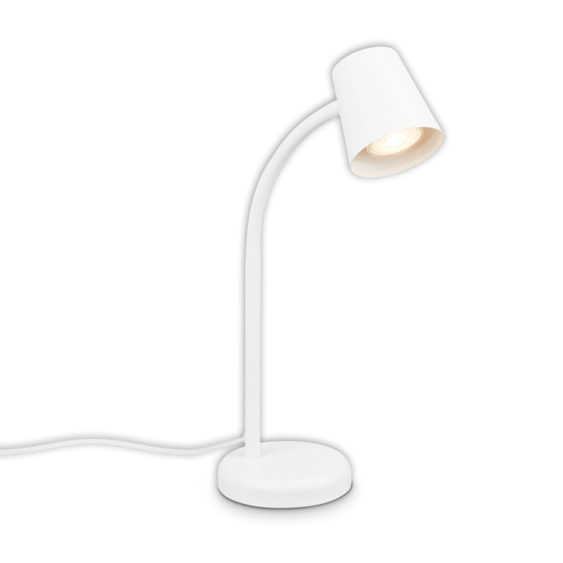 Lampe de bureau blanche GU10 9 W BRILONER