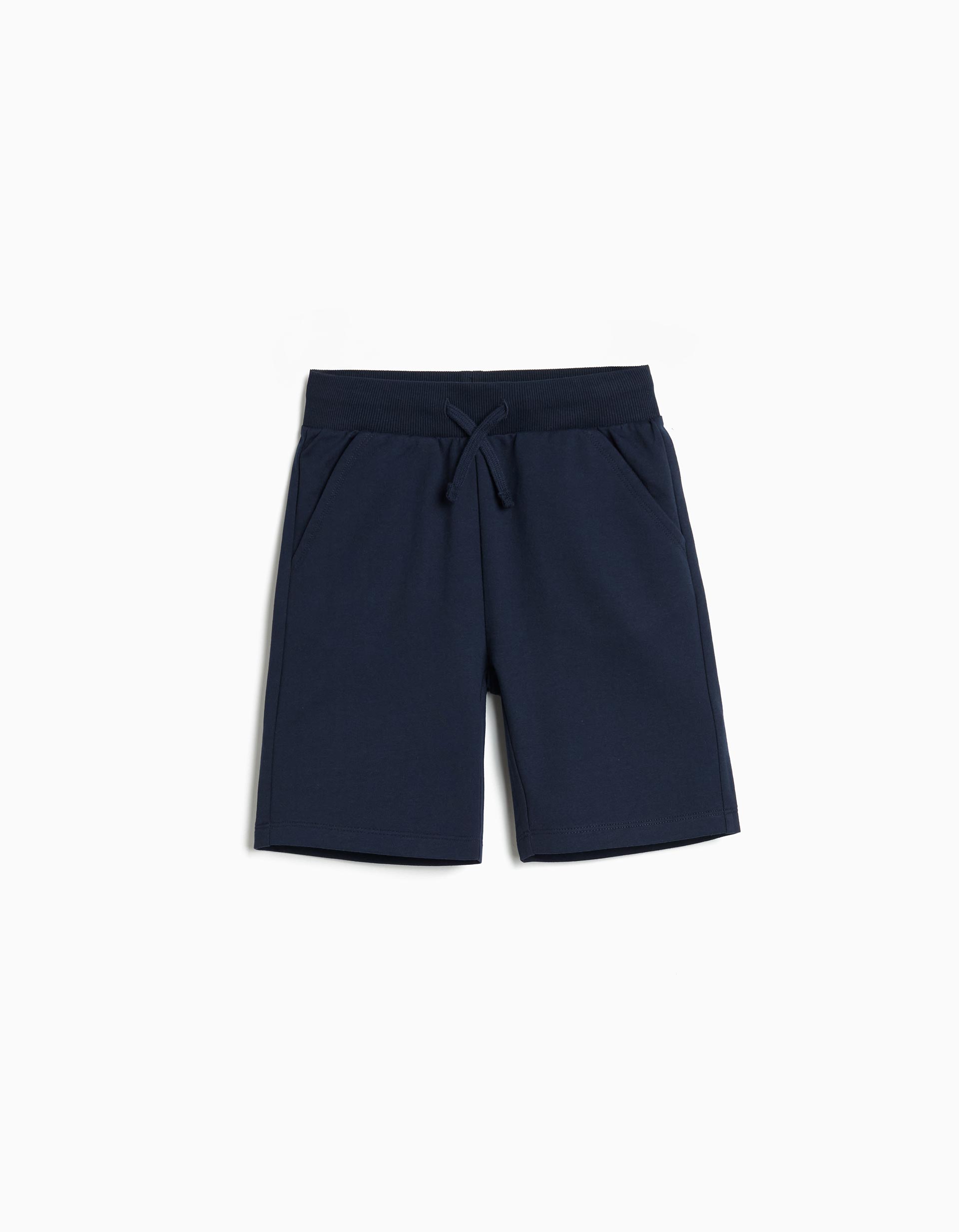 Calções Fleece, Menino, Azul Escuro