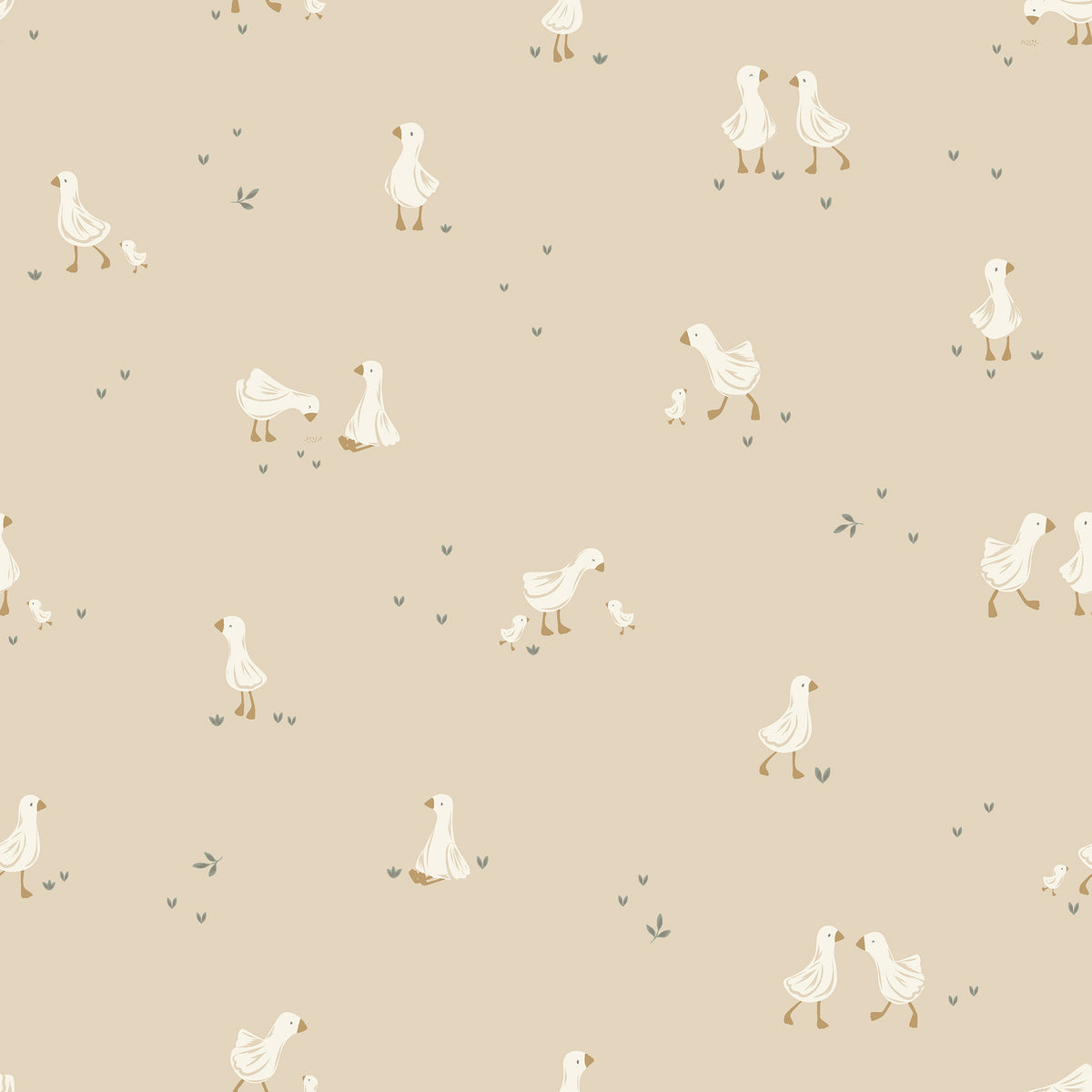 Little Dutch Vliesbehang - Little Goose - 1000x52