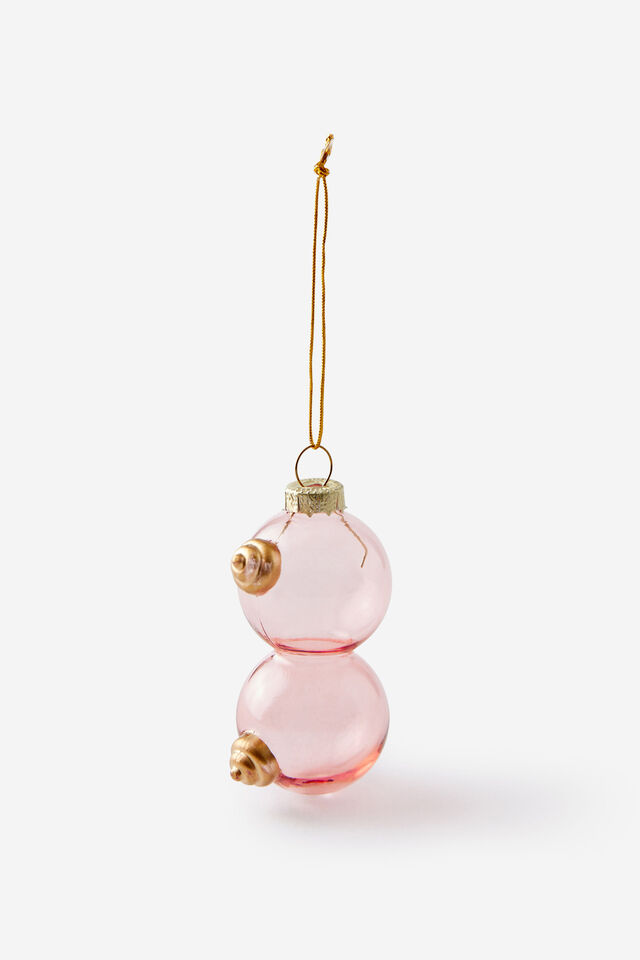 Baubles Shaped Glass Ornament