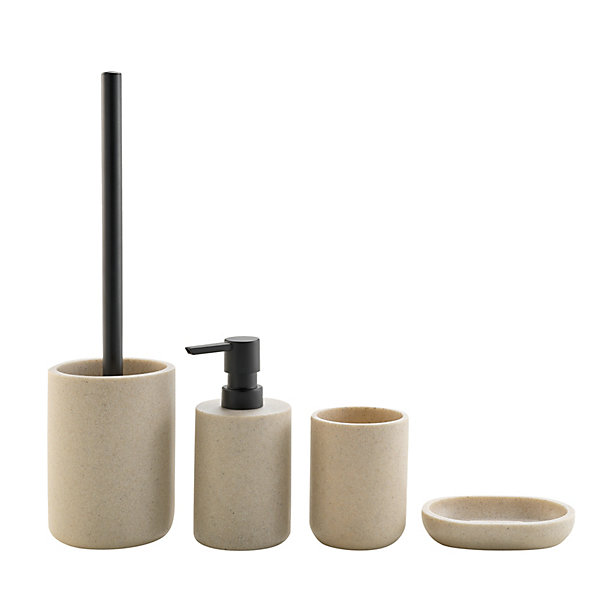 Gobelet de salle de bain- Effet granite (9x10 cm - Sable)