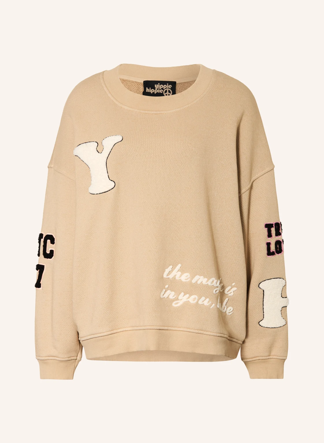 yippie hippie Oversized-Sweatshirt