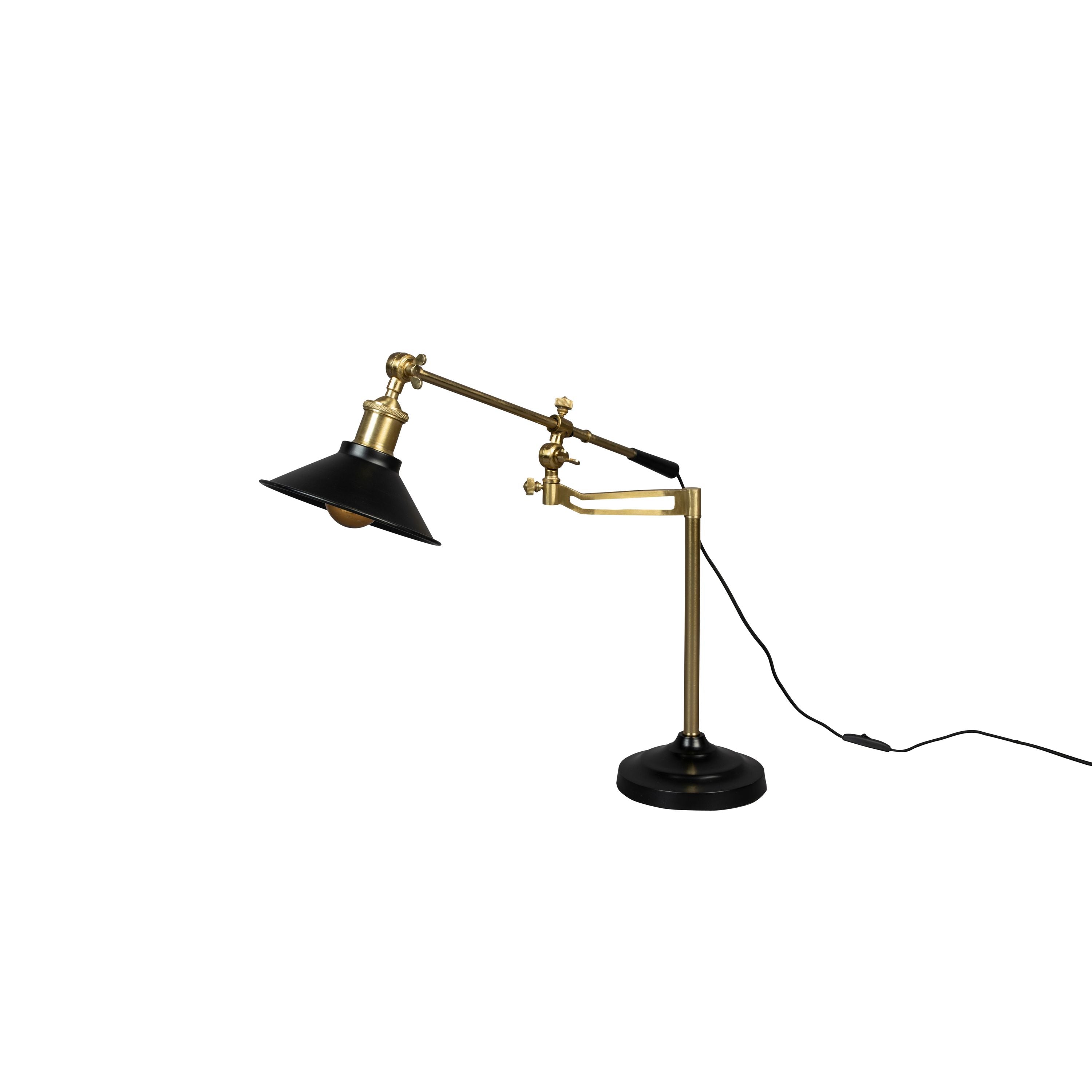 Dutchbone Penelope Tafellamp/ Bureaulamp Zwart