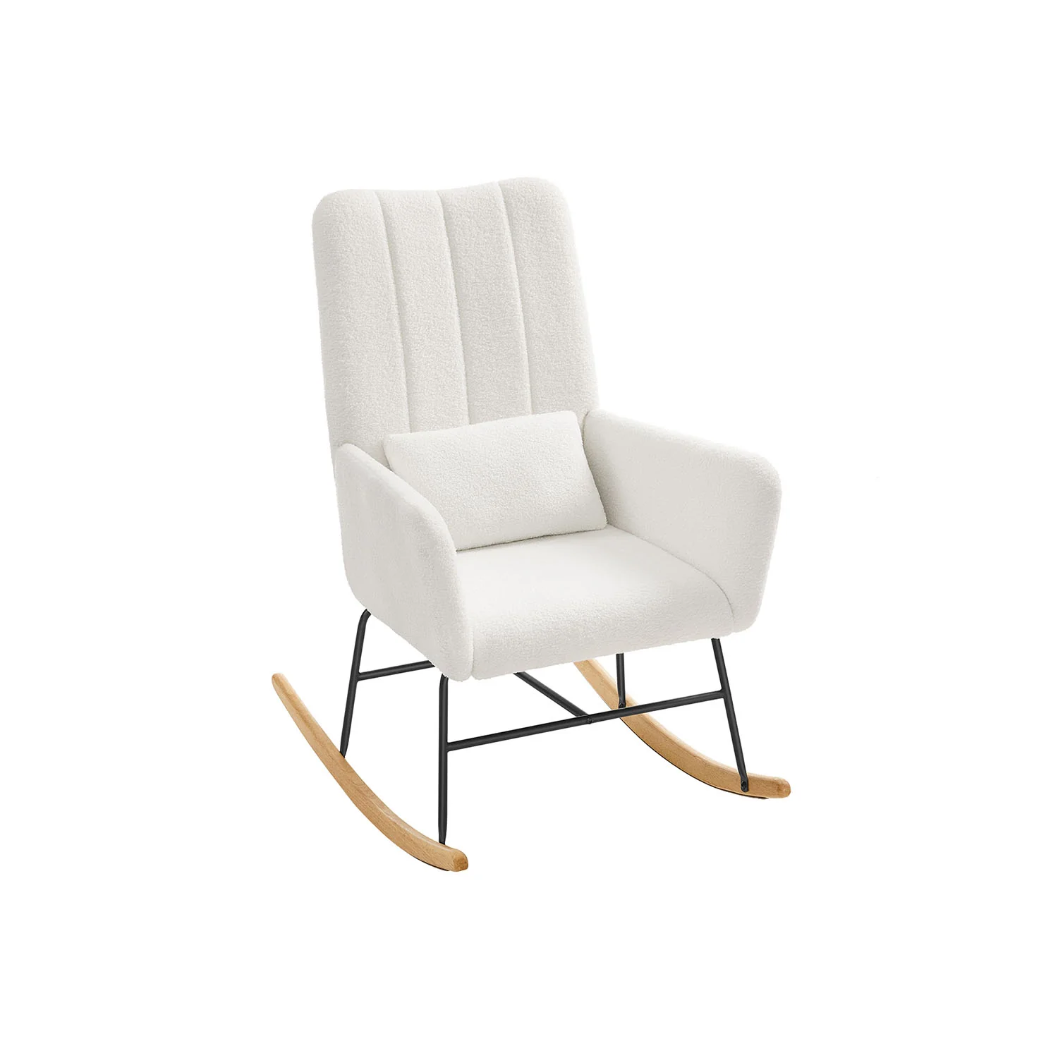 Fauteuil à bascule avec accoudoirs