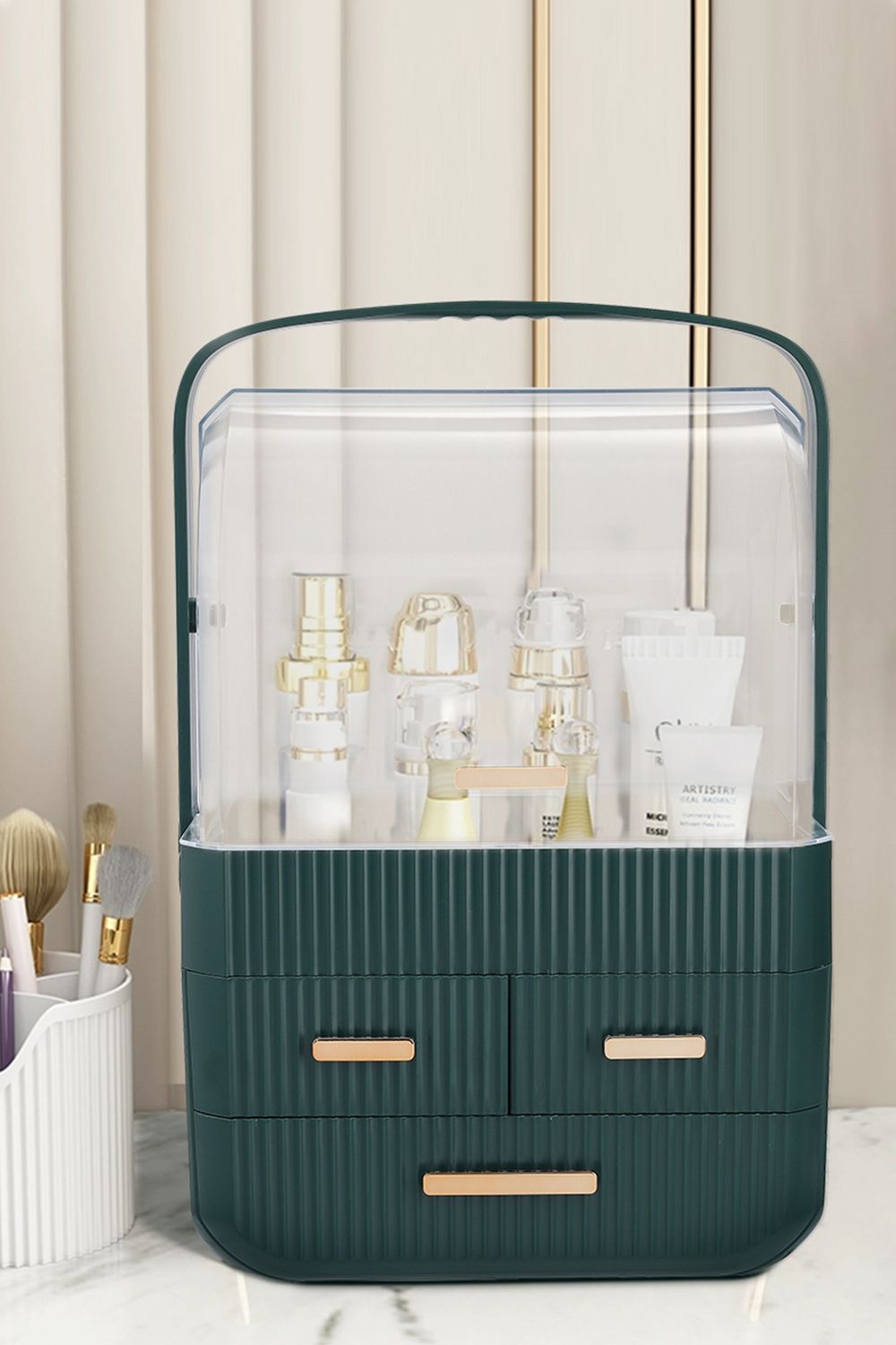The hot sale Dustproof Lagre Cosmetics Organizer