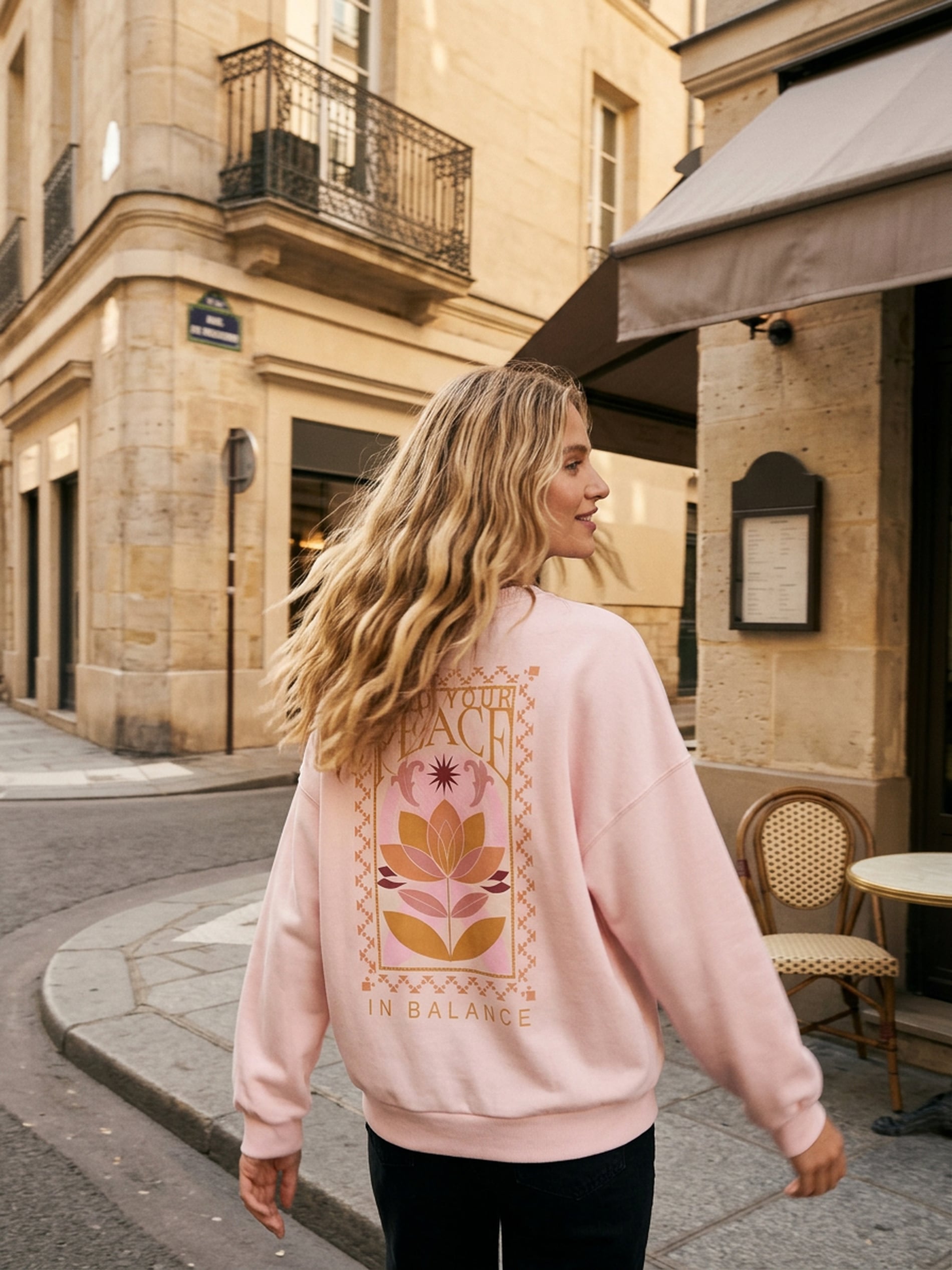 Bluza crewneck z nadrukiem