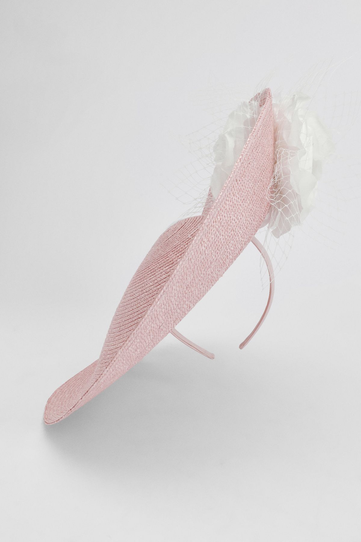 KarenMillen Asymmetric Flower Detail Fascinator