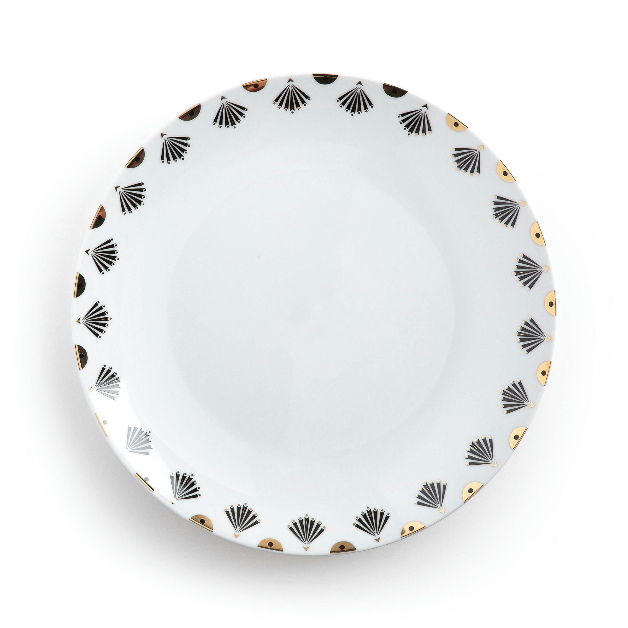 Lot 4 assiettes plates, MELLAH