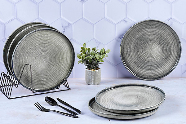 Assiette ZEN 28cm - 6 pièces - Natural