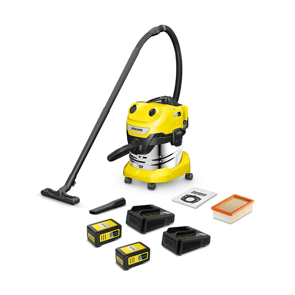 Karcher WD 4-18 S Dual Set V-20/22 Industrial Vacuum Cleaner