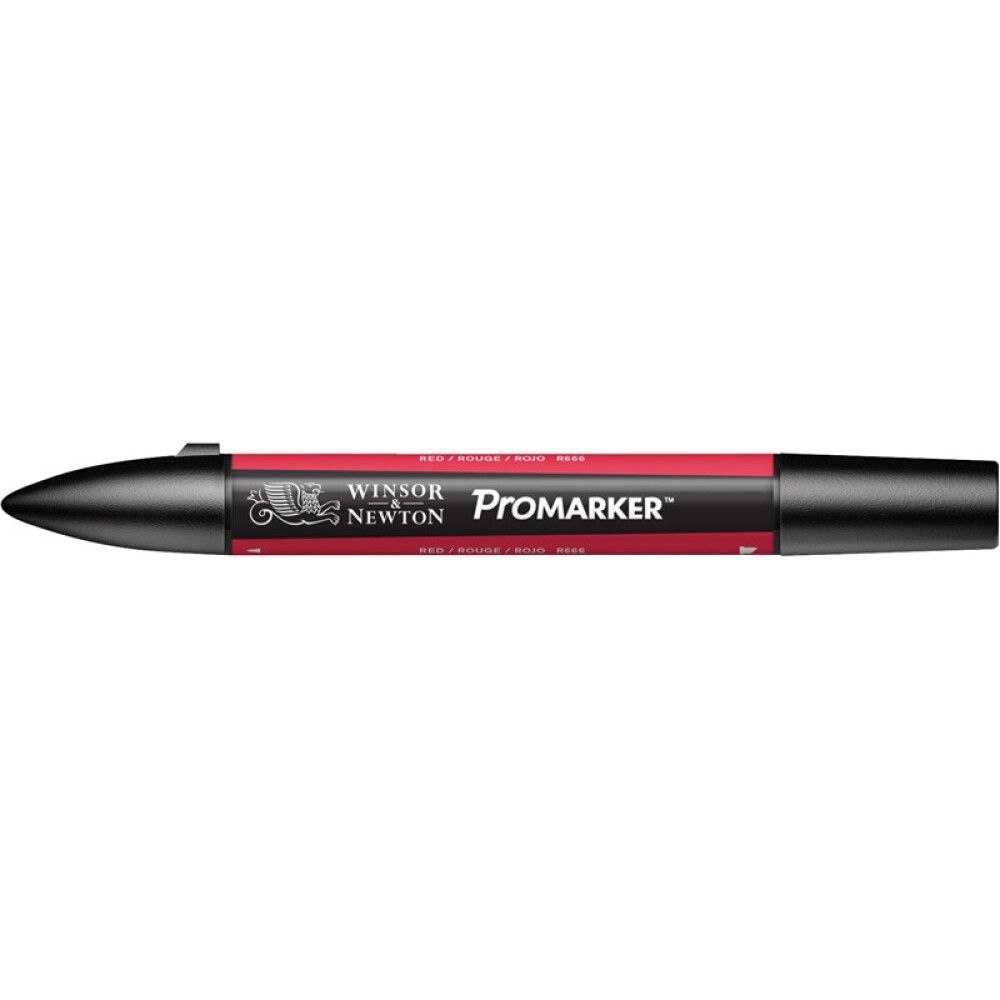 TUSJ PROMARKER WINSOR & NEWTON NR R666 RØD