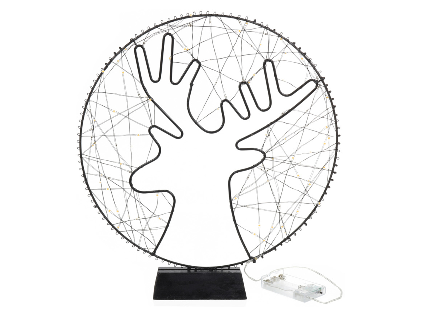 Dekoracja świąteczna Rudolf 100 LED 38 cm