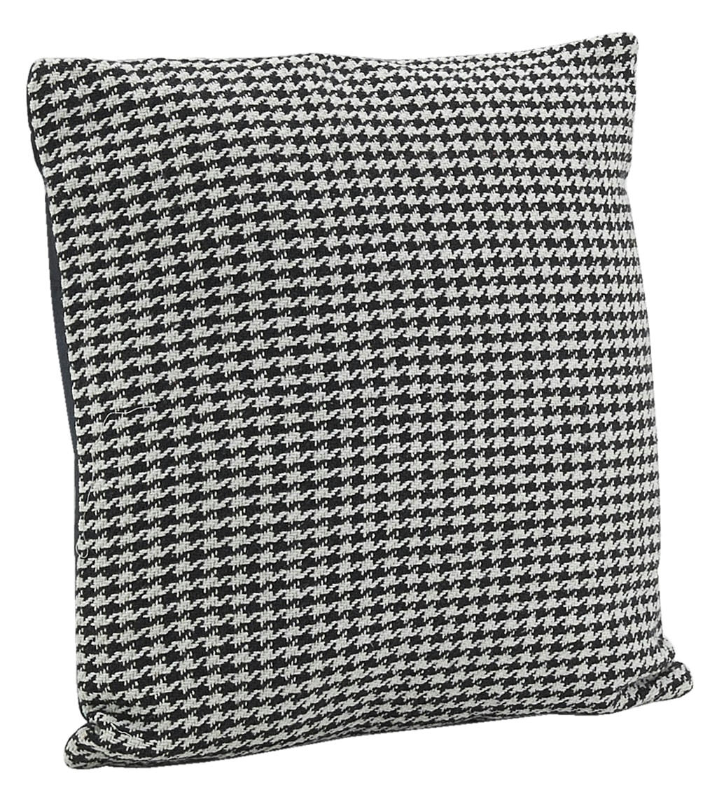 - Coussin pied-de-poule en coton