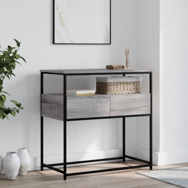 VidaXL Szary 75 x 40 x 75 cm Materiał drewnopochodny