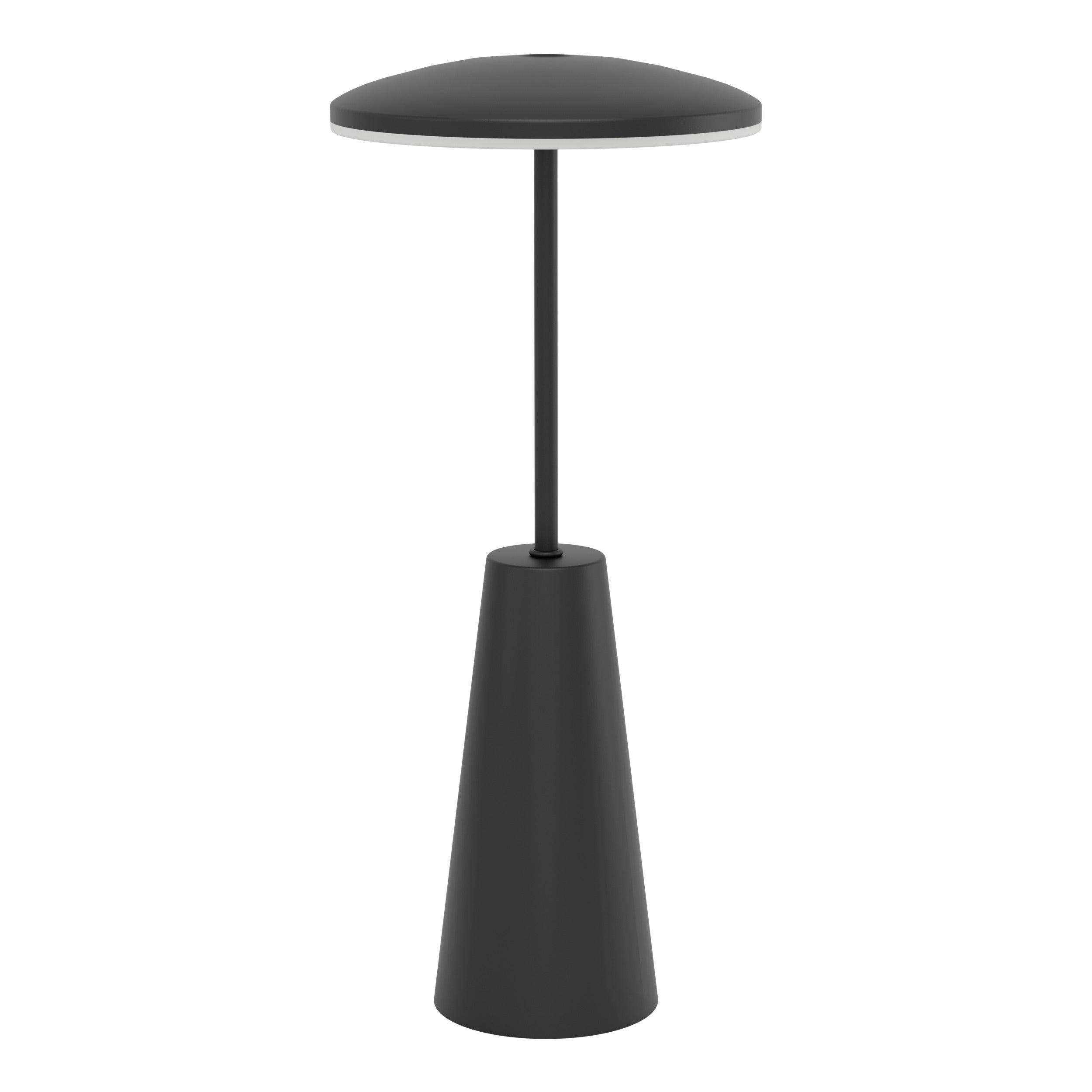 EGLO tafellamp Piccola - draadloos - 28 cm - zwart