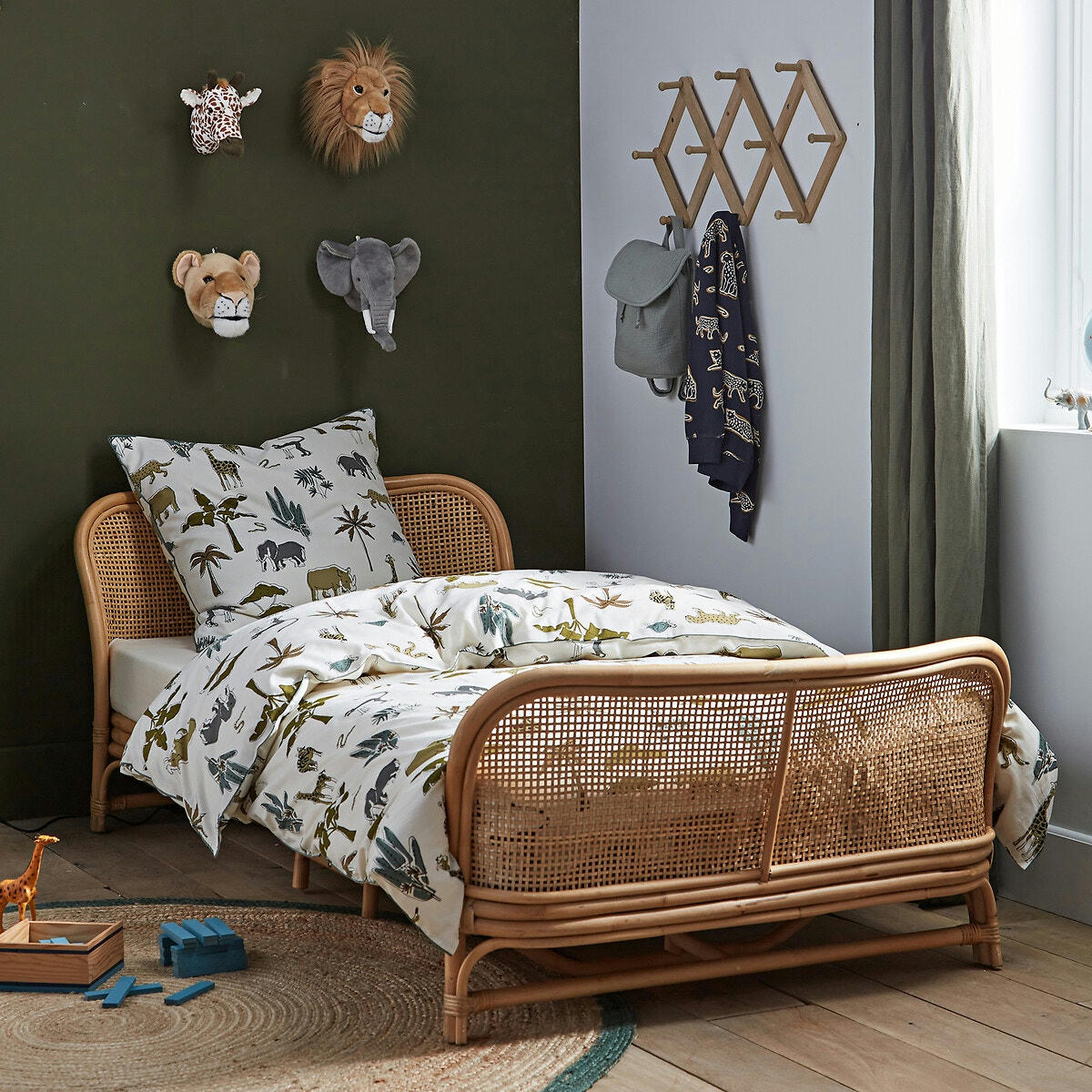 Drap housse enfant, 30% coton recyclé, Papangue