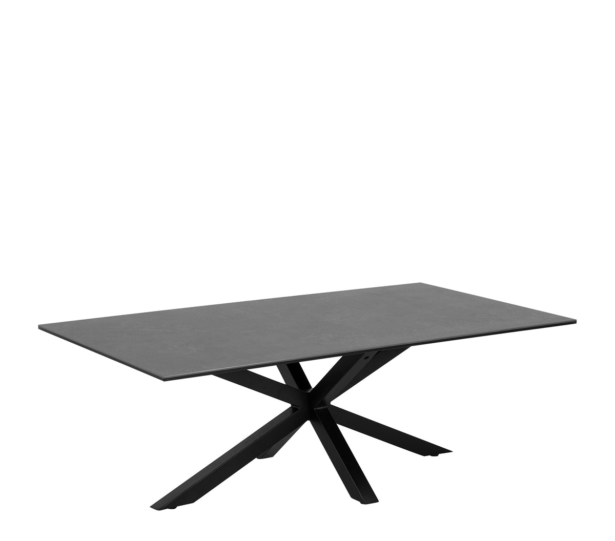 Rebellenclub Salontafel Cardiff - 130 x 70 cm - Zwart