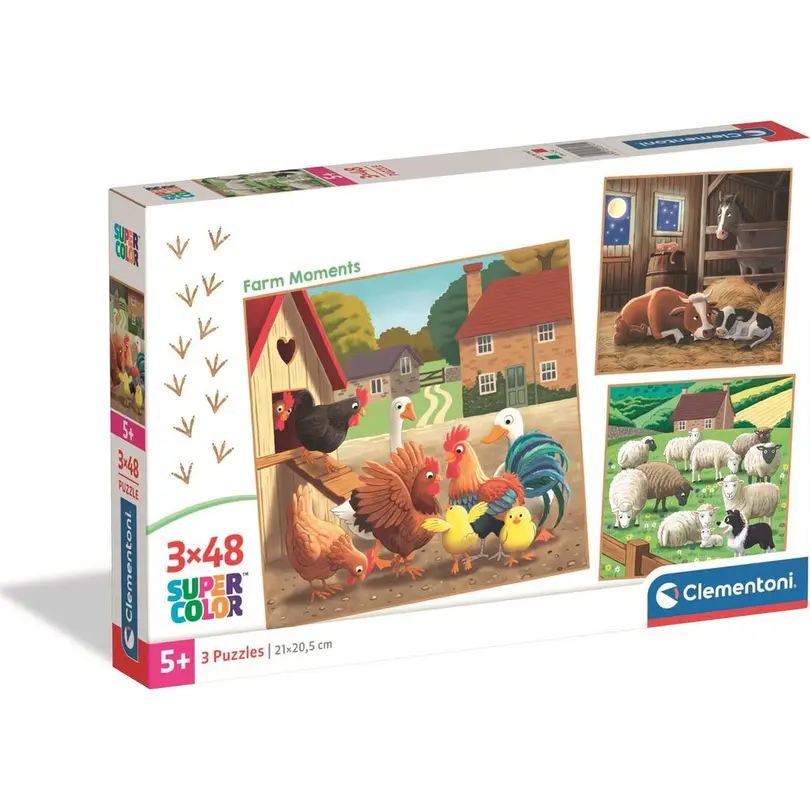 Puzzle 3er-Set Clementoni