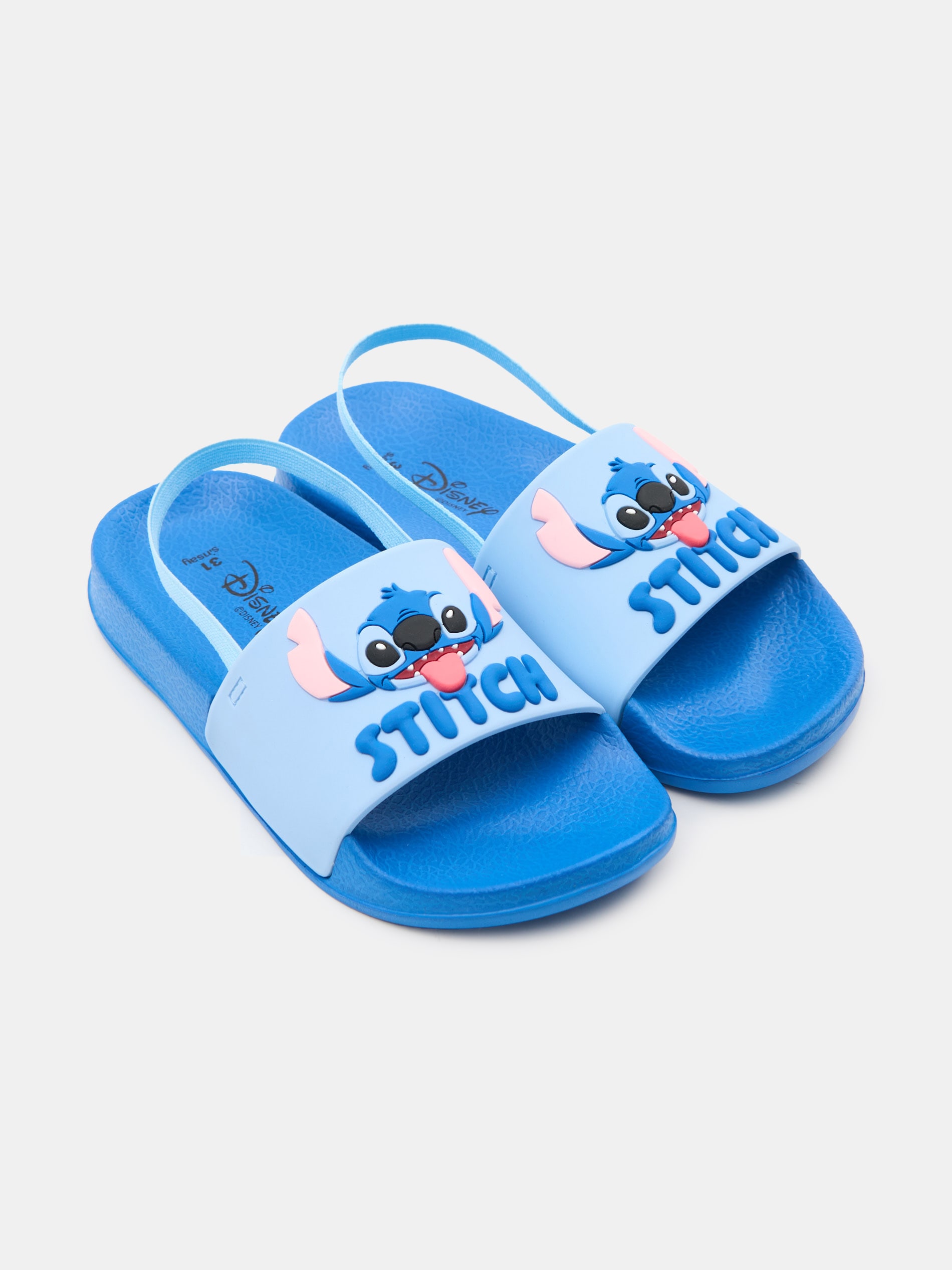 Klapki z elastyczną gumką Stitch