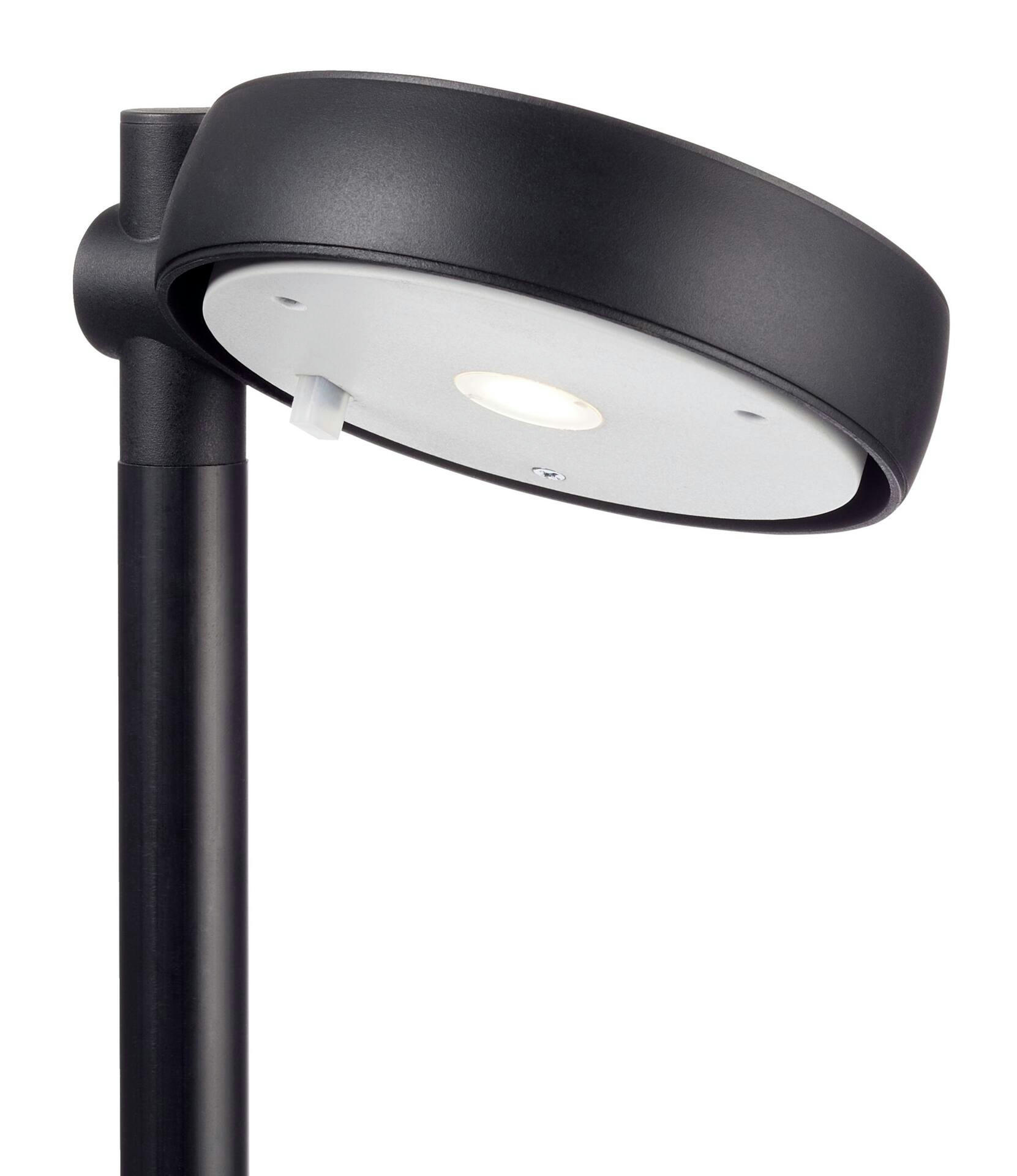 NOMA Outdoor Adjustable Garden & Pathway LED Solar Disk Stake Light