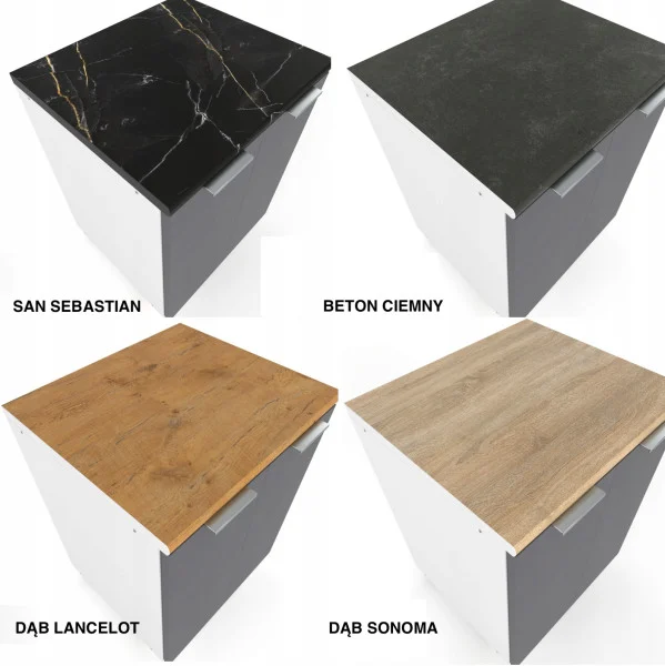 Blat Kuchenny Płyta Laminowana Do Kuchni Beton Ciemny 45 Cm TOP ROBOCZY