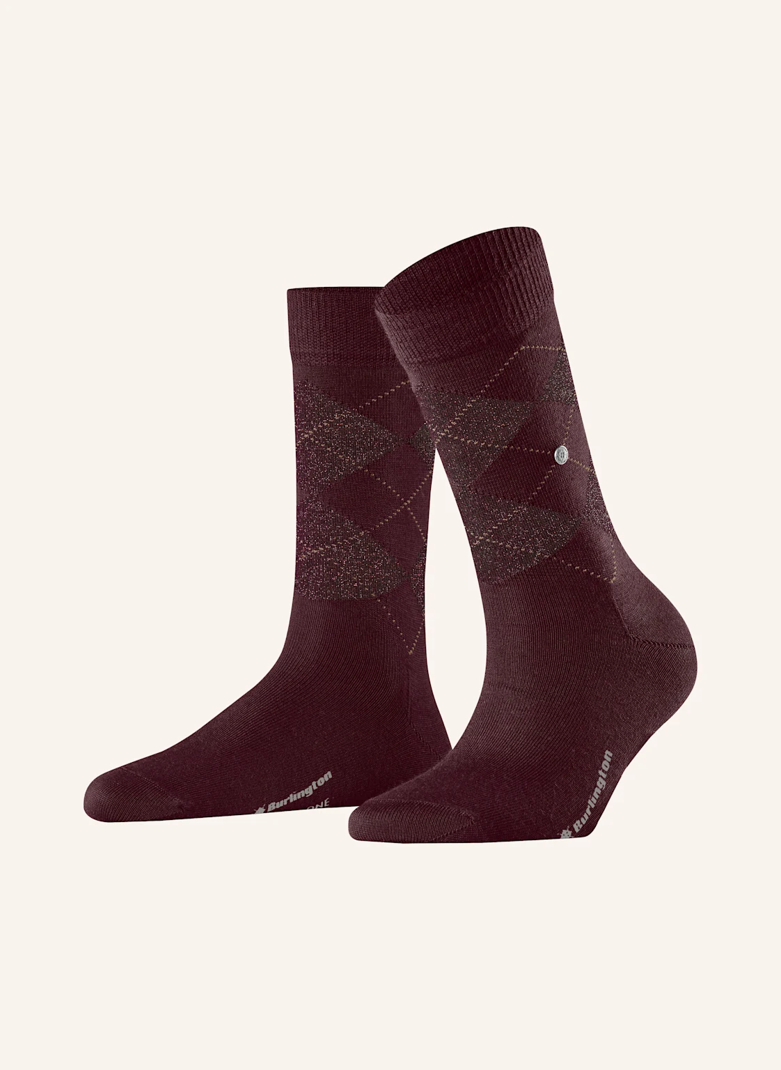 Burlington Socken MARYLEBONE SCHIMMER mit Glitzergarn