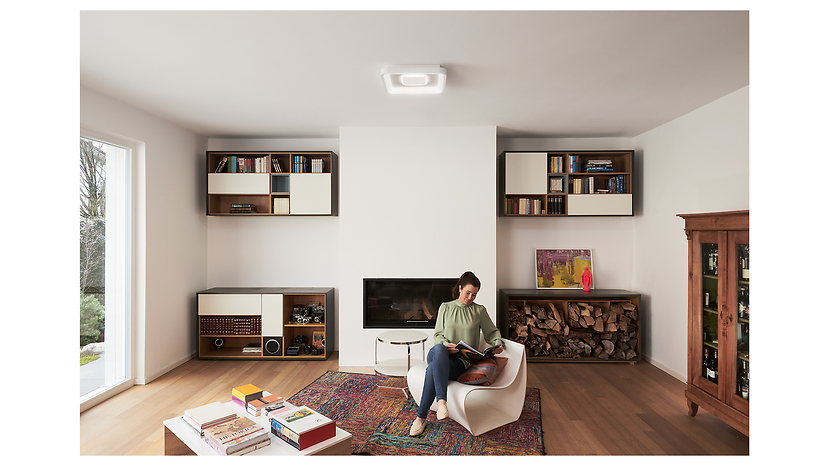 PlafonSmart Wifi Orbis LED 49 cm stalowy biały