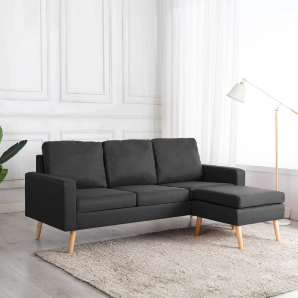 Sofa SzaryTkanina vidaXL