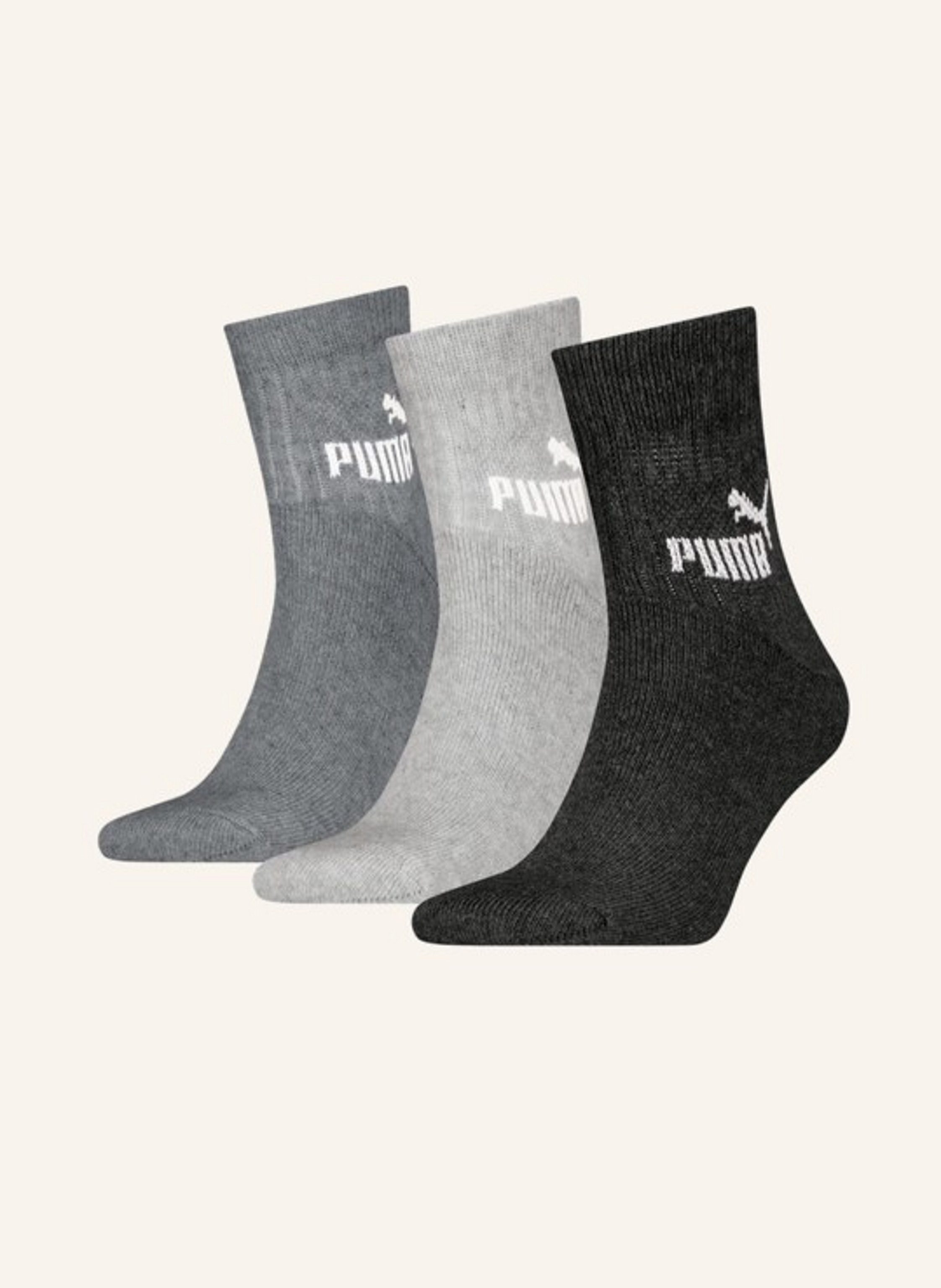 PUMA Sportsocken ELEMENTS SHORT 3-PACK